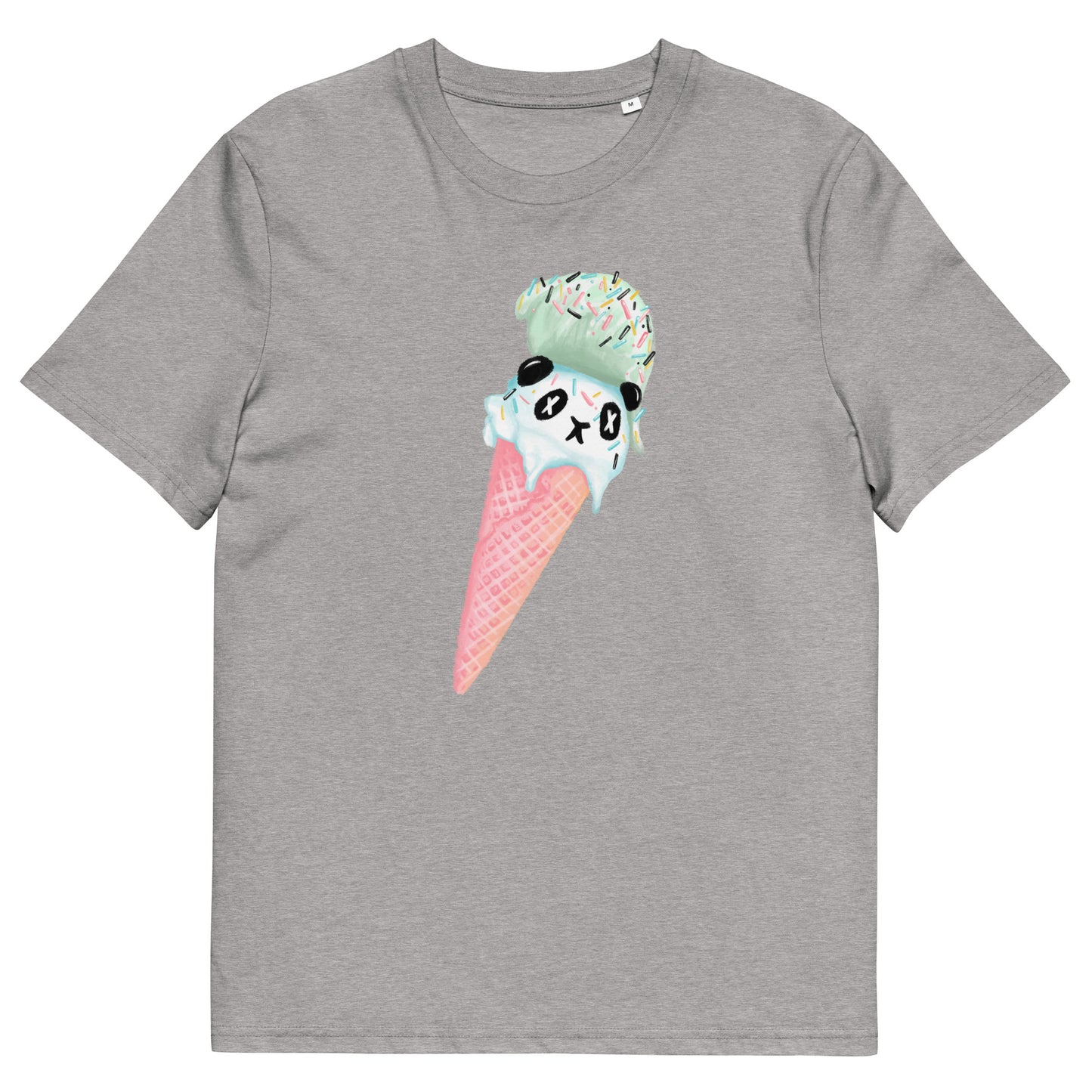 Panda Pistachio Ice Cream Organic T-shirt