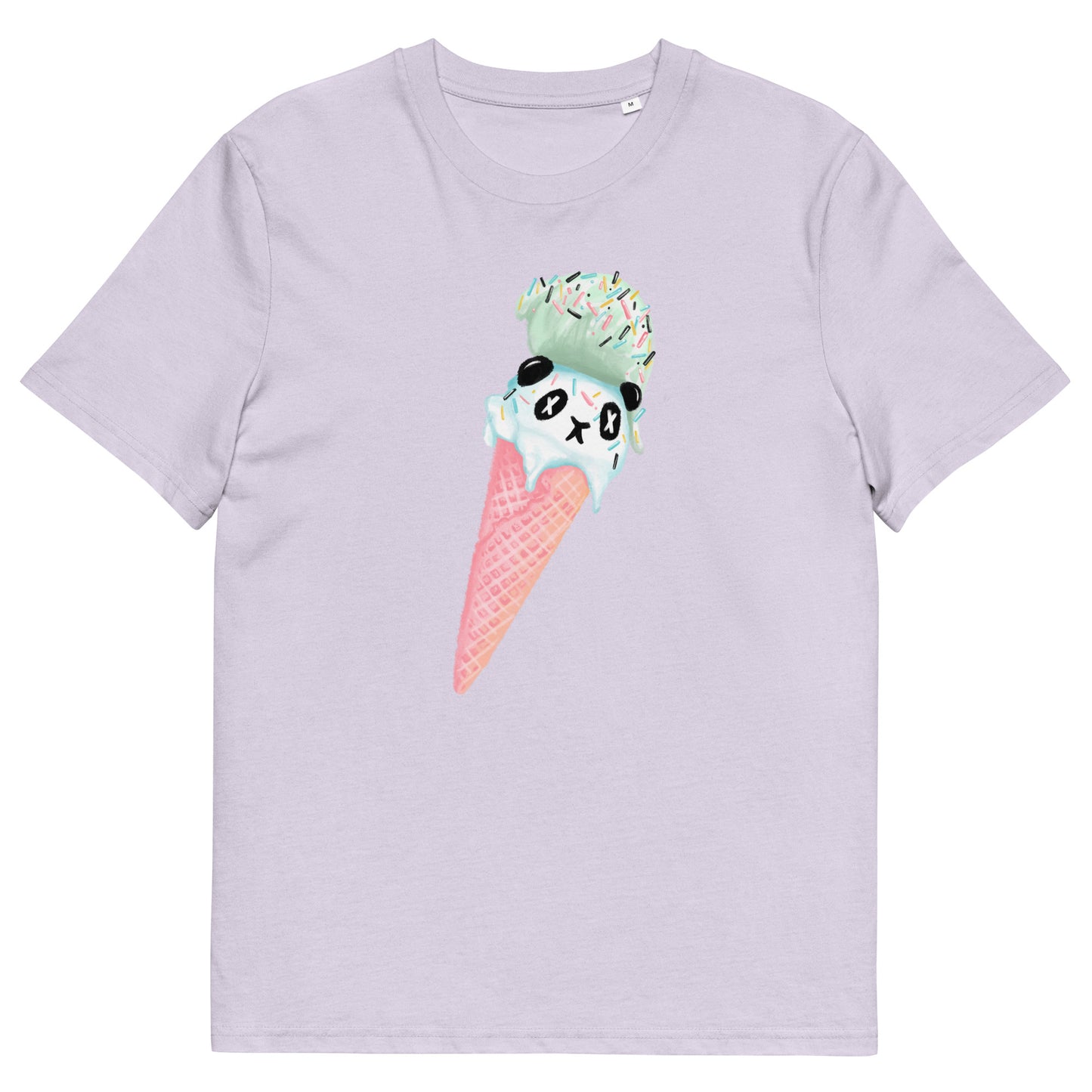 Panda Pistachio Ice Cream Organic T-shirt