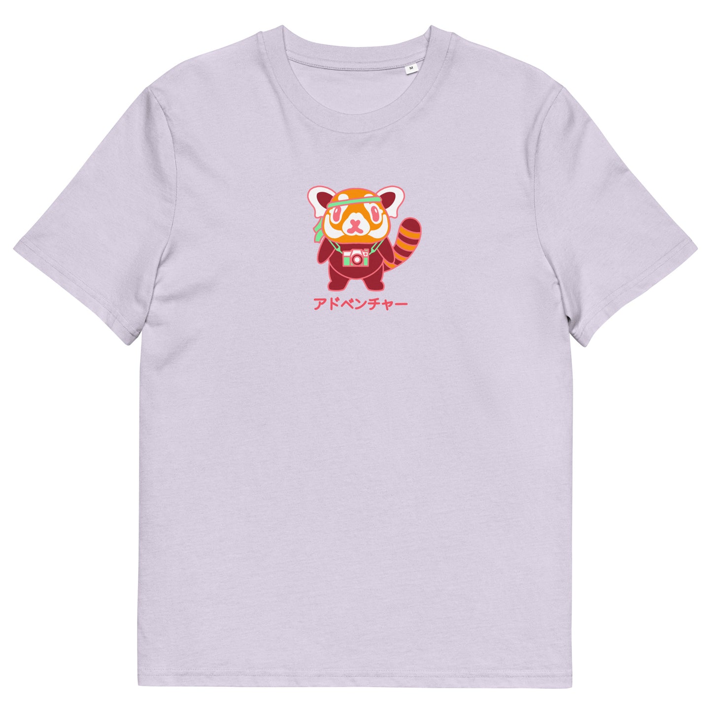 Red Panda Adventure Small Design Organic cotton t-shirt