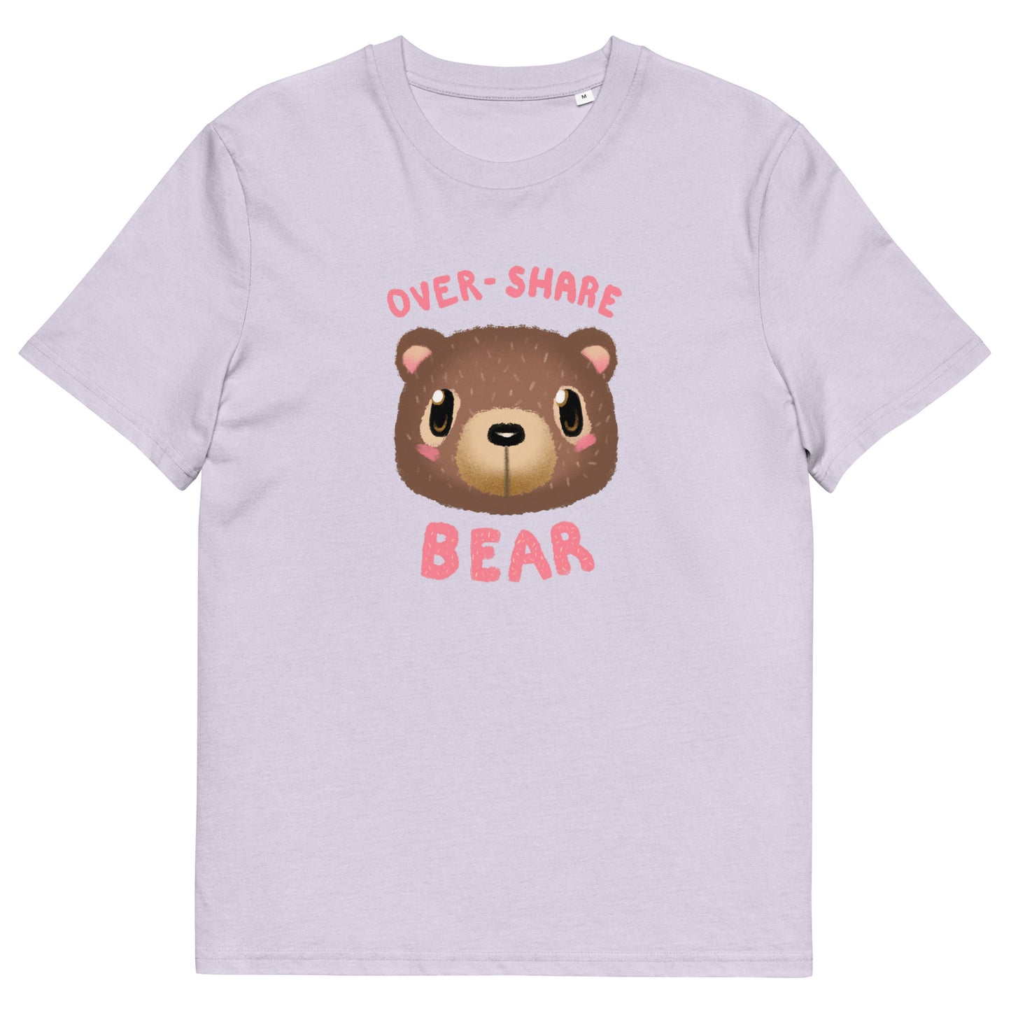 Over-Share Bear Organic T-shirt