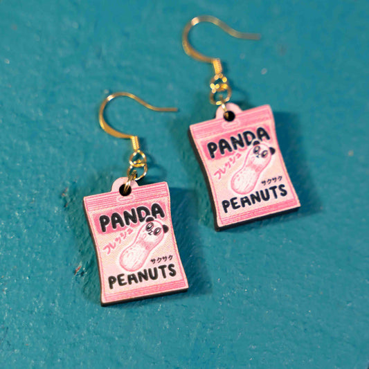 Panda Peanuts Earrings