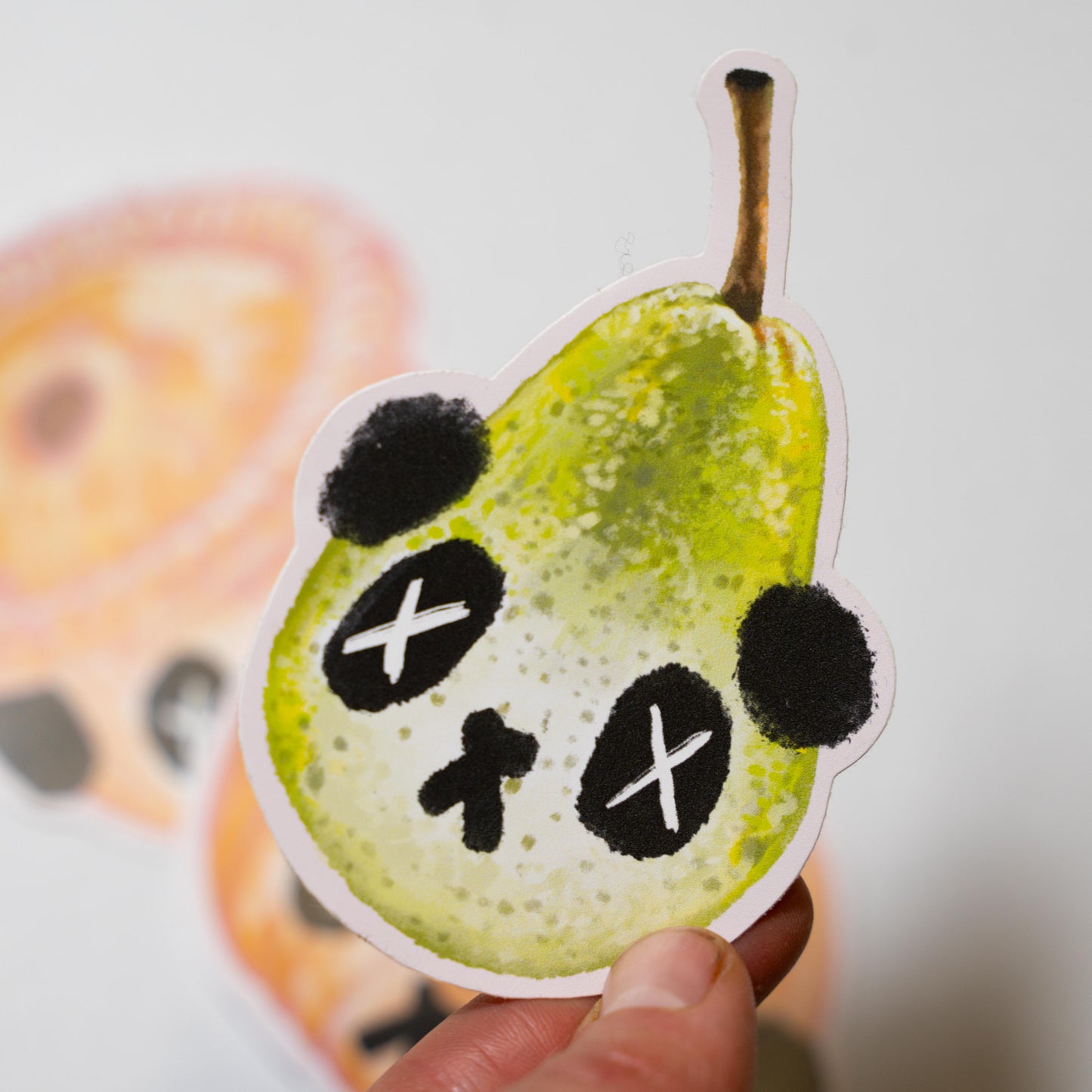 Panda Pear Sticker