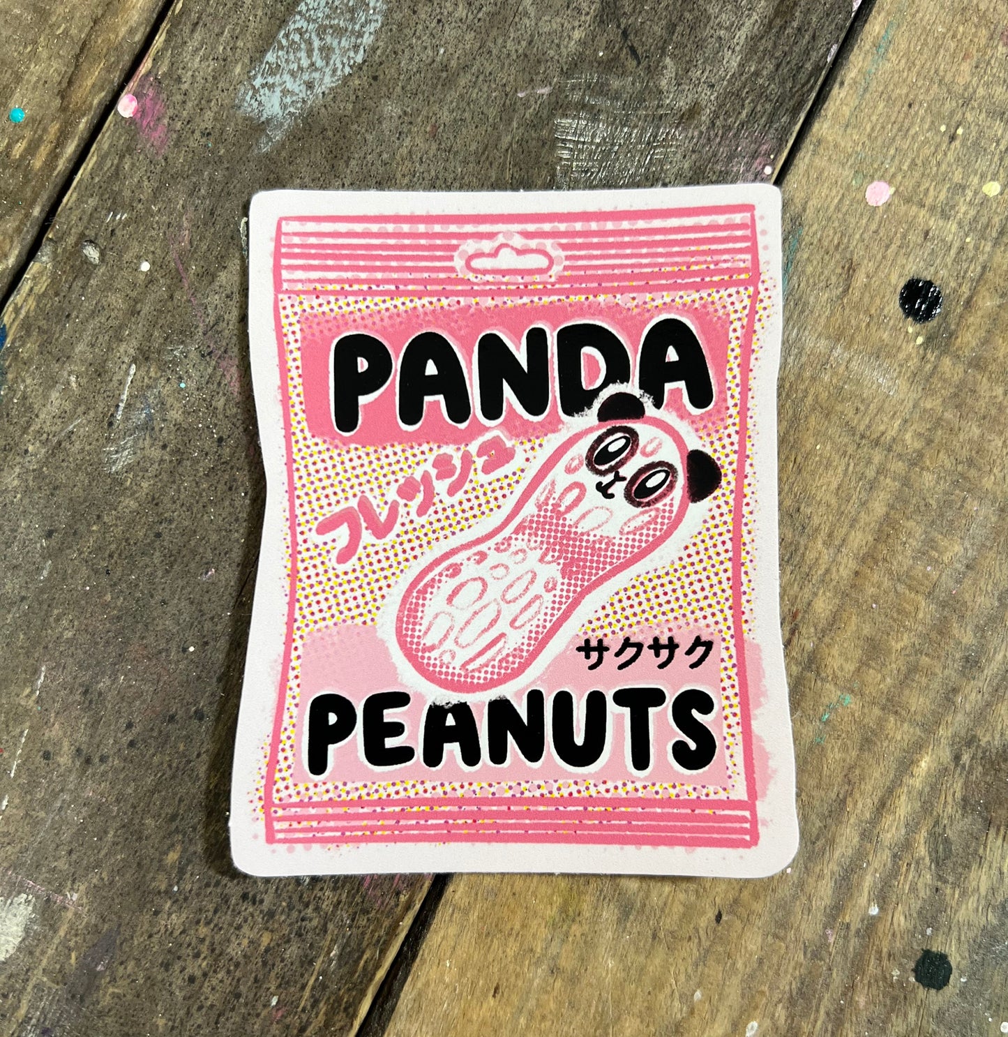 Panda Peanuts sticker