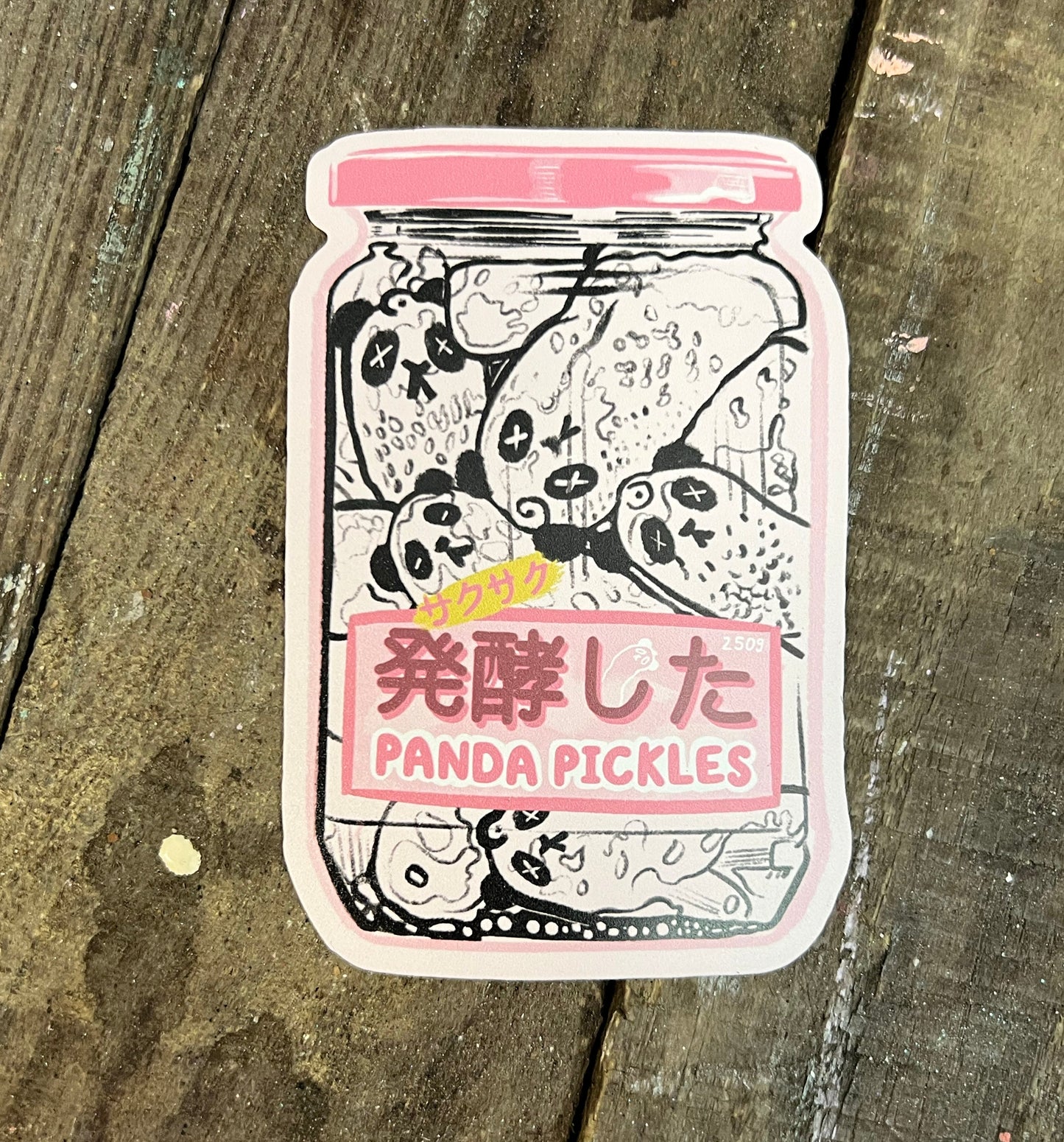 Panda Pickles Sticker