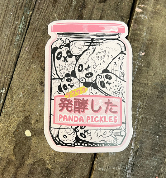 Panda Pickles Sticker